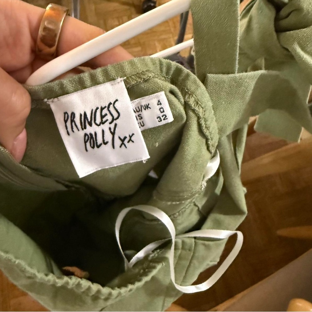 DO NOT BUY Princess Polly Lyle Mini Dress Sage - Picture 4 of 5